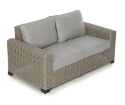 Broyhill Pembroke All-Weather Wicker Cushioned Patio Loveseat -RAZOR COSCO SHOP 810588208 0443 A8 1