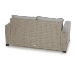 Broyhill Pembroke All-Weather Wicker Cushioned Patio Loveseat -RAZOR COSCO SHOP 810588208 0443 A8 3