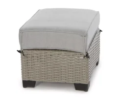 Broyhill Pembroke All-Weather Wicker Cushioned Patio Ottoman -RAZOR COSCO SHOP 810588248 0456 A0 1