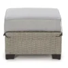 Broyhill Pembroke All-Weather Wicker Cushioned Patio Ottoman