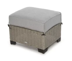Broyhill Pembroke All-Weather Wicker Cushioned Patio Ottoman -RAZOR COSCO SHOP 810588248 0457 A8 2