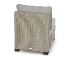 Pembroke All-Weather Wicker Cushioned Patio Armless Sofa Chair -RAZOR COSCO SHOP 810588254 0429 A8 2