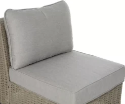 Pembroke All-Weather Wicker Cushioned Patio Armless Sofa Chair -RAZOR COSCO SHOP 810588254 0429 A8 4