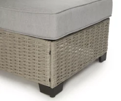 Pembroke All-Weather Wicker Cushioned Patio Armless Sofa Chair -RAZOR COSCO SHOP 810588254 0429 A8 5