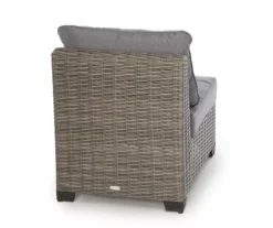 Pembroke All-Weather Wicker Cushioned Patio Armless Sofa Chair -RAZOR COSCO SHOP 810588255 0479 A8 3