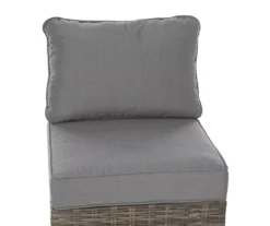 Pembroke All-Weather Wicker Cushioned Patio Armless Sofa Chair -RAZOR COSCO SHOP 810588255 0479 A8 4