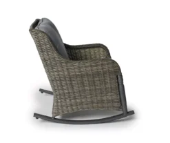 Broyhill Pembroke All-Weather Wicker 3-Piece Cushioned Patio Rocker & Side Table Set -RAZOR COSCO SHOP 810589127 2 A8