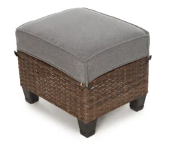 Broyhill Yorktown All-Weather Wicker Cushioned Patio Ottoman -RAZOR COSCO SHOP 810589130 0557 A0 1