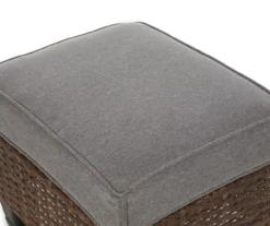 Broyhill Yorktown All-Weather Wicker Cushioned Patio Ottoman -RAZOR COSCO SHOP 810589130 0558 A8 3