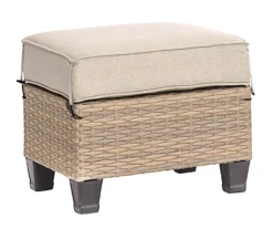 Broyhill Yorktown All-Weather Wicker Cushioned Patio Ottoman -RAZOR COSCO SHOP 810589131 1
