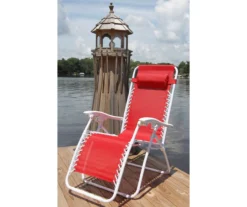 Red Zero Gravity Outdoor Lounge Chair Recliner -RAZOR COSCO SHOP 810596760 2