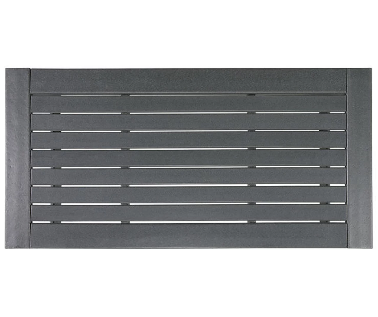 Amora Slat Wood Look Patio Coffee Table 4 Amora Slat Wood Look Patio Coffee Table - Image 4