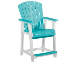 Eisley Wood Look Patio Dining Counter Stools, 2-Pack -RAZOR COSCO SHOP 810599459 1