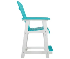 Eisley Wood Look Patio Dining Counter Stools, 2-Pack -RAZOR COSCO SHOP 810599459 5