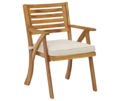 Vallerie Wood 3-Piece Cushioned Patio Bistro Set -RAZOR COSCO SHOP 810599472 3