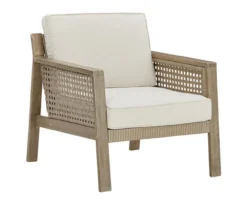 Barn Cove Wood Cushioned Patio Lounge Chairs, 2-Pack -RAZOR COSCO SHOP 810599478 1