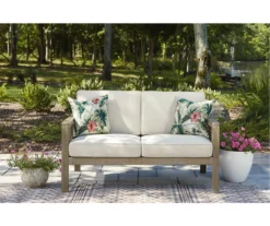 Barn Cove Wood Cushioned Patio Loveseat 14 Barn Cove Wood Cushioned Patio Loveseat -RAZOR COSCO SHOP 810599479 3