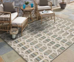 Mohawk Home Cabana Geo Light Grey Area Rug -RAZOR COSCO SHOP 810601062 A0 3