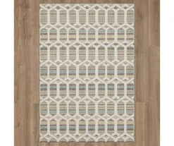 Mohawk Home Cabana Geo Light Grey Area Rug -RAZOR COSCO SHOP 810601063 A0 2