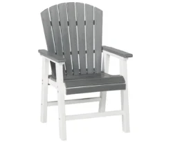 Transville Gray & White Wood Look Patio Dining Chairs, 2-Pack 10 Transville Gray & White Wood Look Patio Dining Chairs, 2-Pack -RAZOR COSCO SHOP 810601930 3
