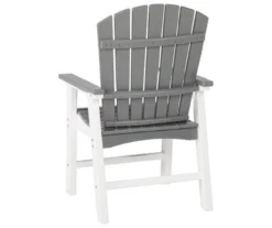 Transville Gray & White Wood Look Patio Dining Chairs, 2-Pack 12 Transville Gray & White Wood Look Patio Dining Chairs, 2-Pack -RAZOR COSCO SHOP 810601930 4