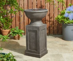 Faux Granite Pedestal LED Water Fountain -RAZOR COSCO SHOP 810607350 A0 2