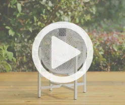 11.5" White Mesh Metal LED Solar Lanterns, 2-Pack -RAZOR COSCO SHOP 810607501 V0