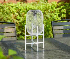 14.2" White Mesh Metal LED Solar Lanterns, 2-Pack -RAZOR COSCO SHOP 810607503 A0 5