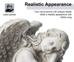 15" Sleeping Angel Garden Statue -RAZOR COSCO SHOP 810607512 A0 9