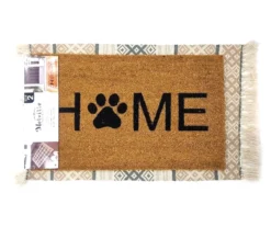 Melville Happy Feet Taupe & Gray 2-Piece Layering Accent Rug & Mat Set