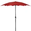Northlight 8.8' Terra-Cotta Orange Lotus Patio Umbrella