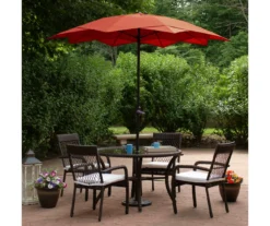 Northlight 8.8' Terra-Cotta Orange Lotus Patio Umbrella -RAZOR COSCO SHOP 810612668 A0 2 1