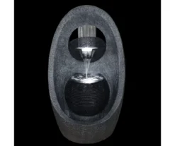 Northlight Gray Modern LED Water Fountain -RAZOR COSCO SHOP 810612930 A0 3