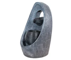 Northlight Gray Modern LED Water Fountain -RAZOR COSCO SHOP 810612930 A0 5