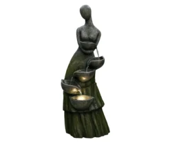 Northlight Faceless Woman 5-Tier LED Water Fountain