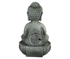 Northlight Buddha Holding Leaf LED Water Fountain -RAZOR COSCO SHOP 810612934 A0 6