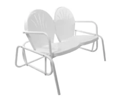 Northlight Retro Tulip Metal Patio Glider Loveseat -RAZOR COSCO SHOP 810612955 A0 3