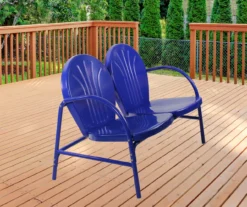 Northlight Retro Tulip Metal Patio Loveseat -RAZOR COSCO SHOP 810612958 A0 2