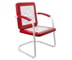 Northlight Retro Tulip Square Metal Patio Armchair -RAZOR COSCO SHOP 810612965 A0 1