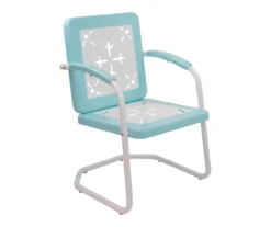 Northlight Retro Tulip Square Metal Patio Armchair -RAZOR COSCO SHOP 810612966 A0 1