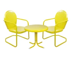 Northlight Retro Tulip 3-Piece Metal Patio Chair & Table Set -RAZOR COSCO SHOP 810612971 A0 1
