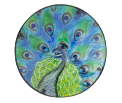 19" Peacock Glass Garden Table -RAZOR COSCO SHOP 810612979 A0 3