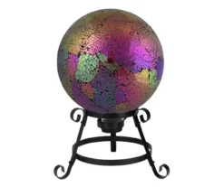 10" Pink Iridescent Mosaic Glass Gazing Ball -RAZOR COSCO SHOP 810616733 A0 3