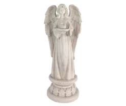 22.5" Standing Angel Votive Candleholder Statue