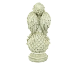 18" Cherub Sitting On Finial Statue -RAZOR COSCO SHOP 810616743 A0 5