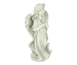 17" Peaceful Angel Holding Rose Statue -RAZOR COSCO SHOP 810616750 A0 3