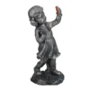 18" Girl With Cell Phone LED Solar Statue