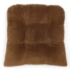 Delano Chocolate Brown Memory Foam Chair Pad