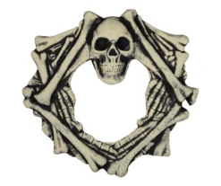 18" Skull & Bone Wreath